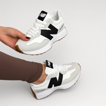 Damskie sneakersy biało-szare